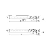 Solid carbide milling Ball nose cutter High-performance machining EPM-2B-W - Makotools Industrial Supply Tools for Metal Cutting